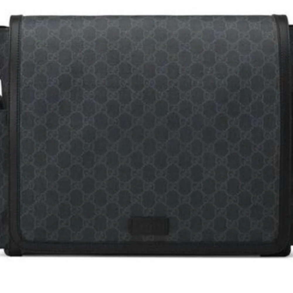 Gucci GG Monogram Black Large Changing Bag Diaper Bag - Picture 10 of 11